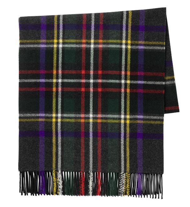 Joshua Ellis XL Cashmere Scarf Charcoal 2022