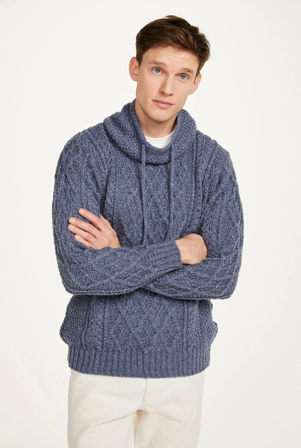 AWM Sweater with Drawcords Denim Marl B558 2024