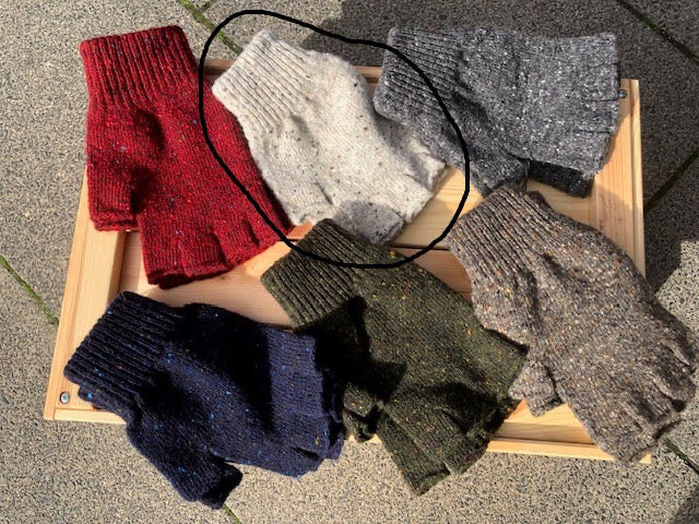 Robert Mackie Fingerless Gloves Shin Handschuhe Eske 2405